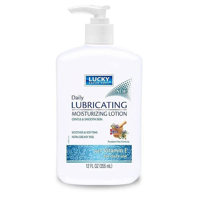 Lucky Super Soft Lubricating Moisturizing Lotion with Vitamin E 12 oz