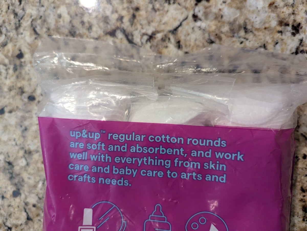 Cotton Rounds Nail Polish & Makeup Remover Pads 300 Count 3 Pack