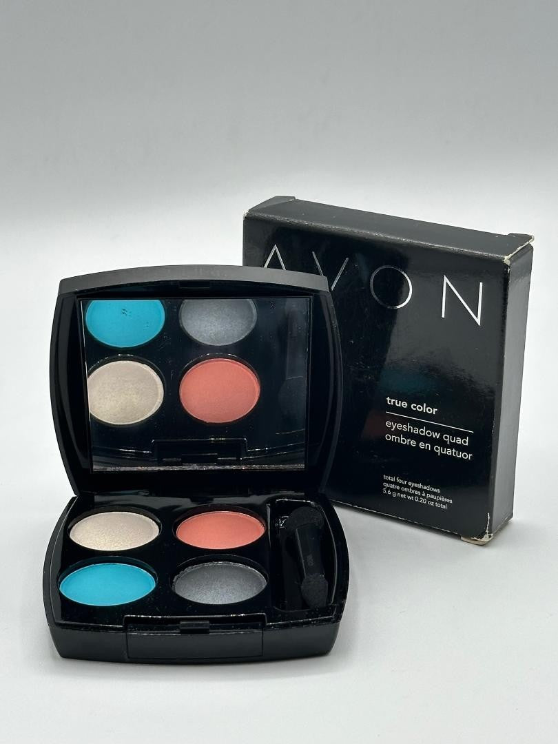 Avon True Color Eyeshadow Quad Fresh Cut Green - Eye Makeup Palette