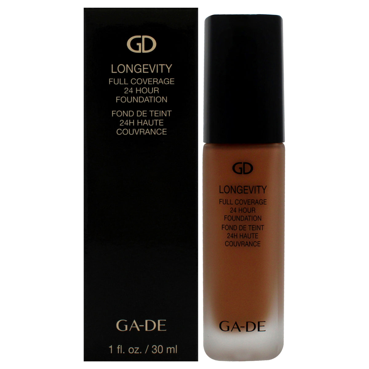 Full Coverage 24-Hour Foundation in Chestnut - Long-Wear Face Makeup for Women