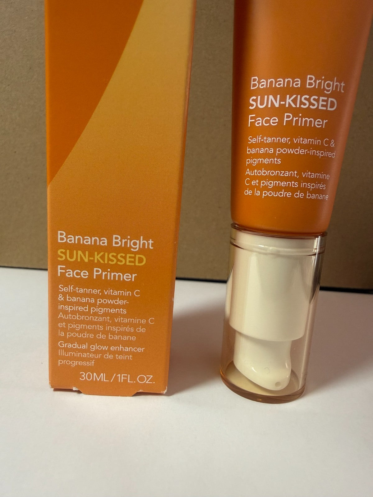 Face Primer with Vitamin C - Brightening Sun-Kissed Makeup Base 1 oz
