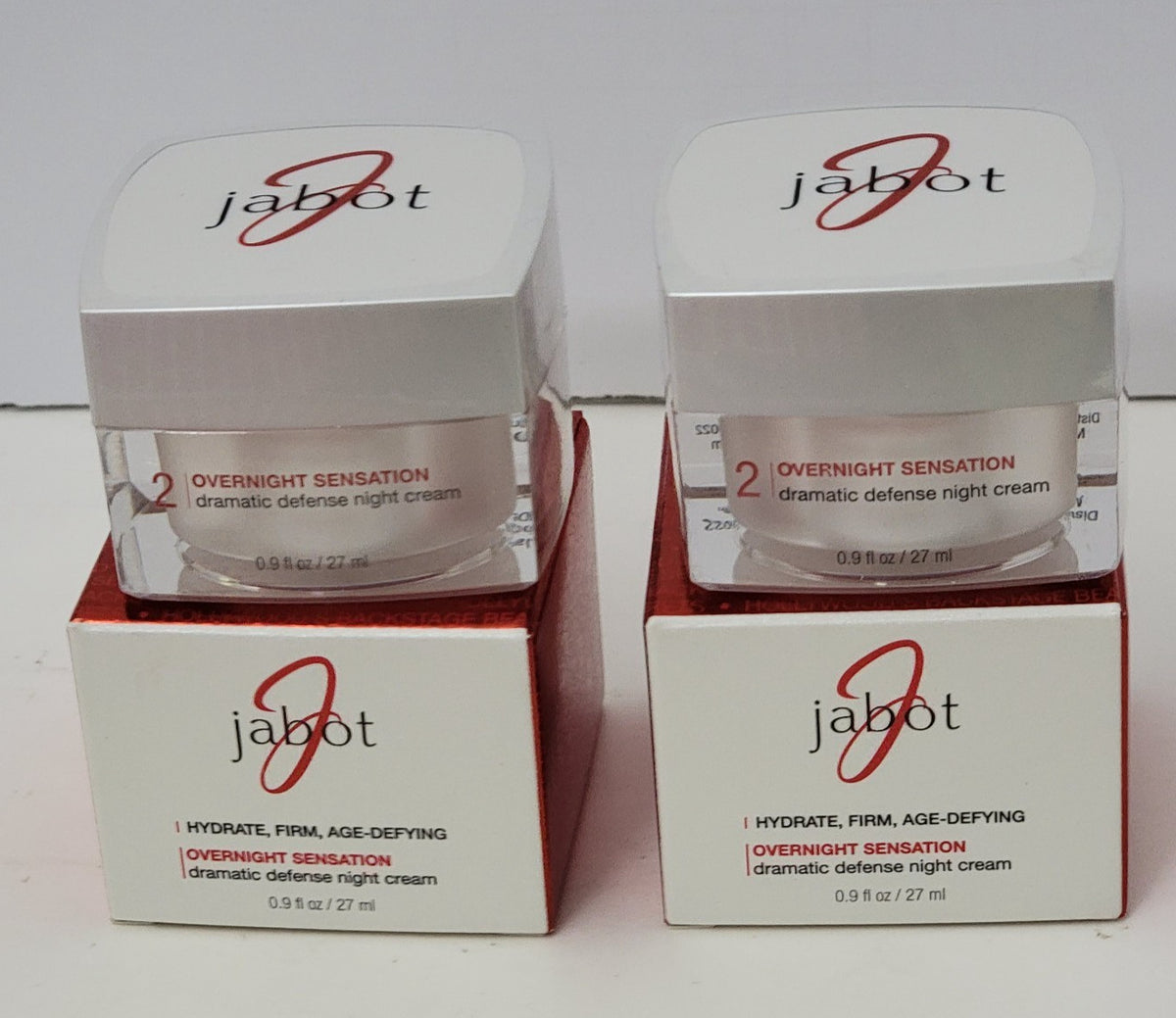 Jabot Overnight Sensation Night Cream - Hydrates & Age-Defies, 0.9 Fl Oz (2 Pack)
