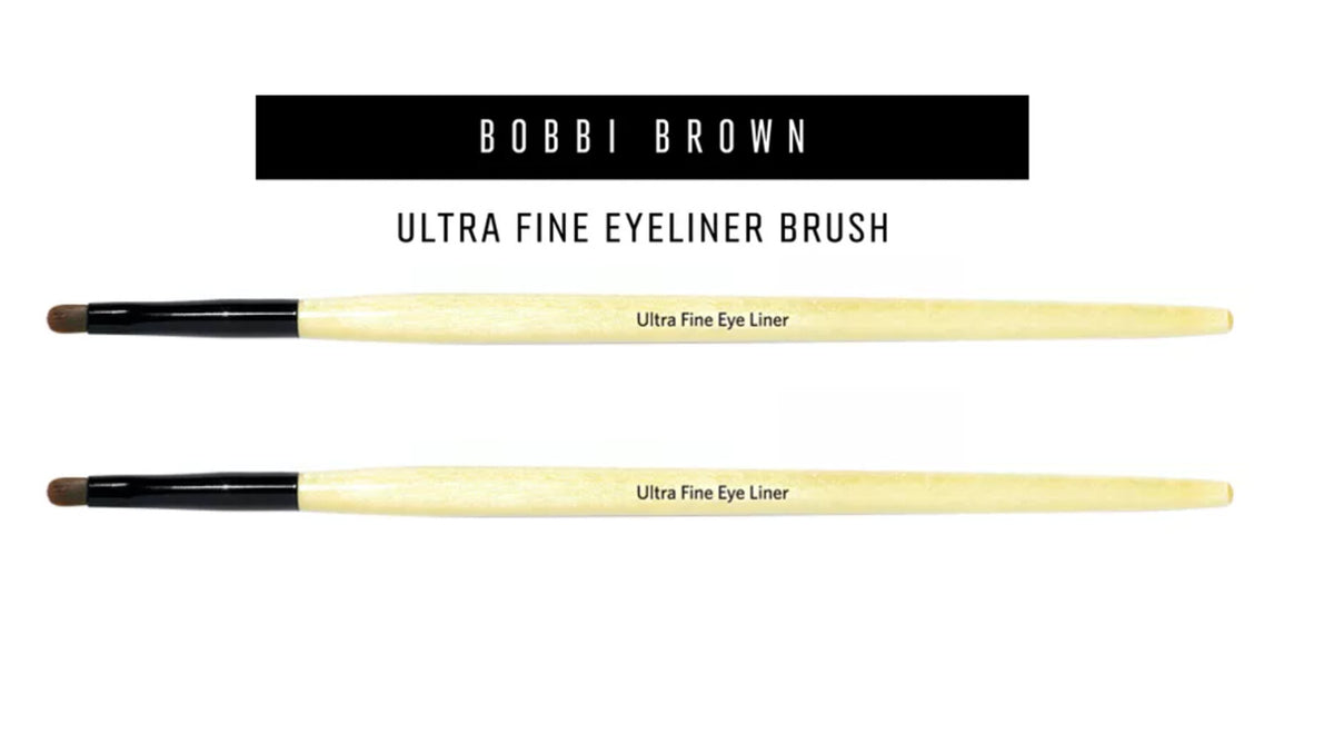 Bobbi Brown Ultra Fine Eyeliner Brush Set - 2 Pack, New in Box, Authentic