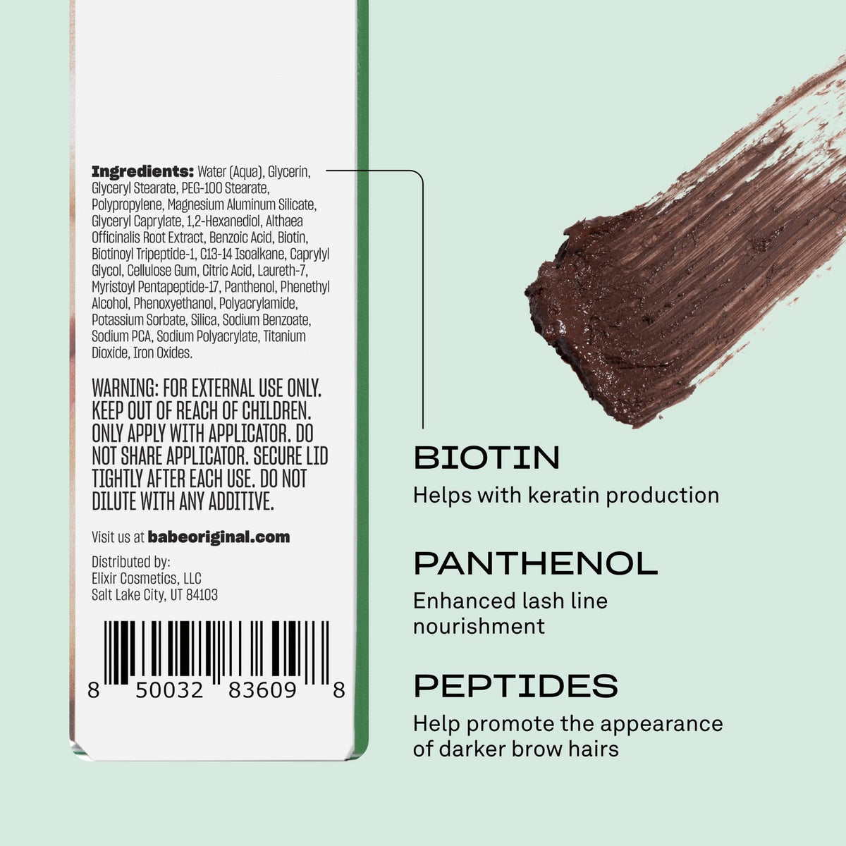 Eyebrow Filler Gel for Thicker Brows - Auburn, Natural Finish