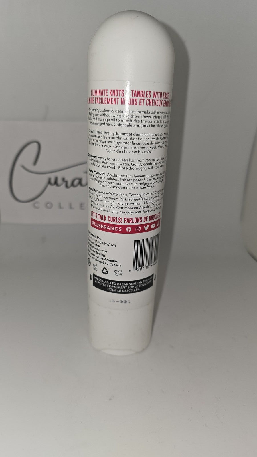 All Curl Types Silicone-Free Hair Conditioner with Shea Butter - Love Ur Curls