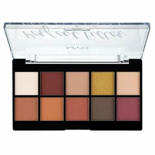 Eyeshadow Palette - Rustic Antique Natural & Vibrant Shades with Matte Satin & Shimmer Finishes