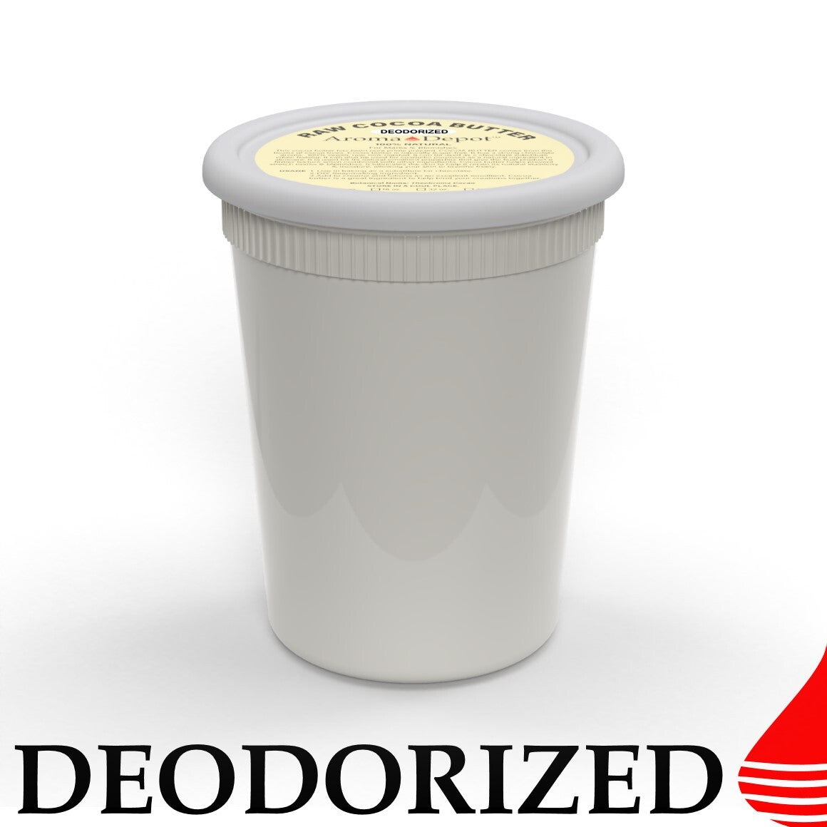 DEODORIZED Raw Cocoa Butter Natural Prime Pressed Food Grade