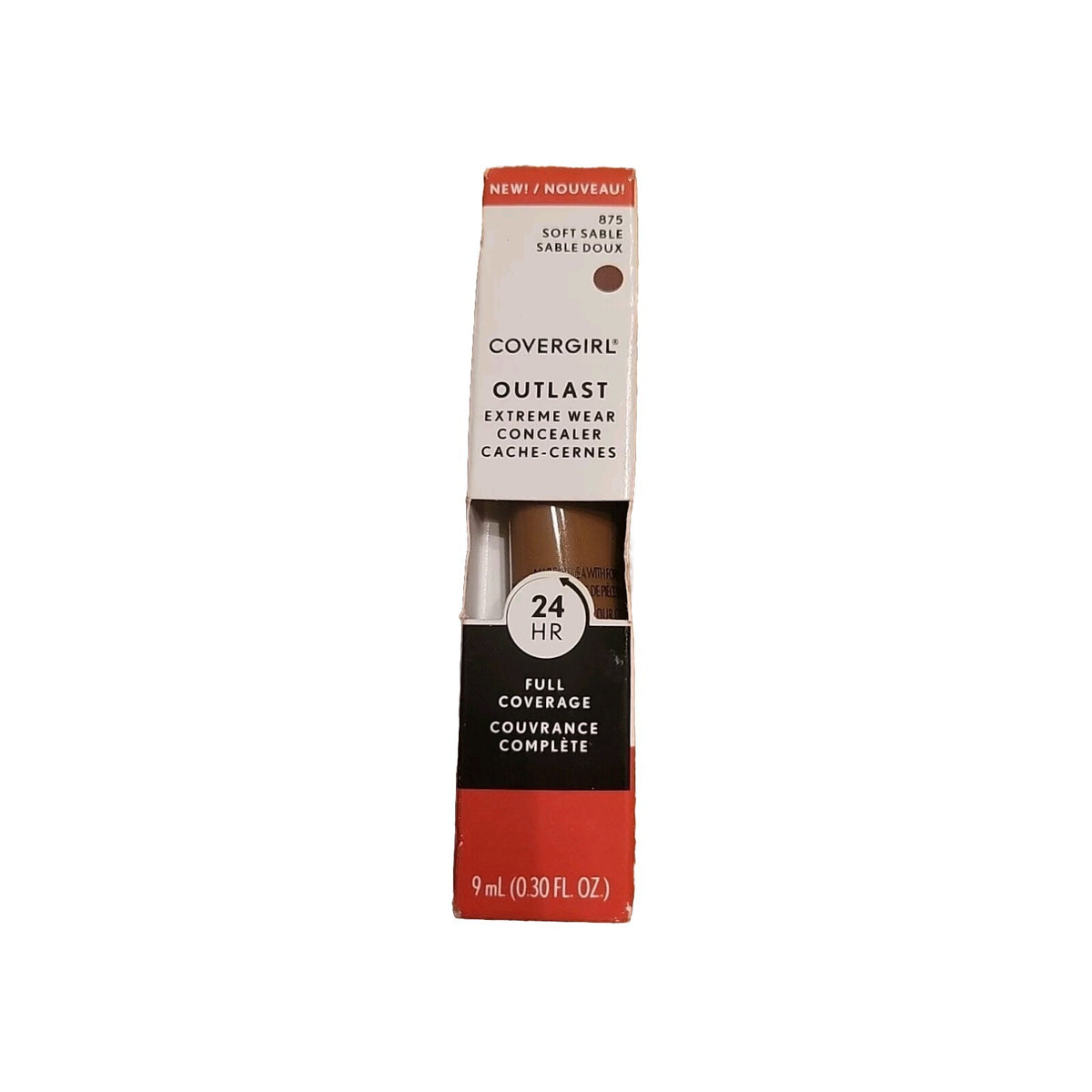 Waterproof Concealer 24HR Face Makeup Soft Sable - Covergirl