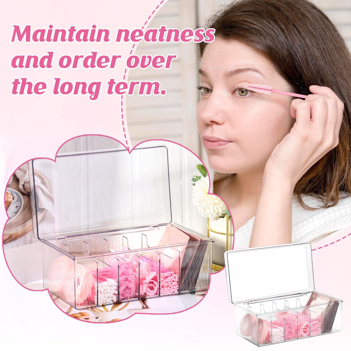 Eyelash Extension Kit 323 Pieces with Storage Box & Supplies for Lash Artists