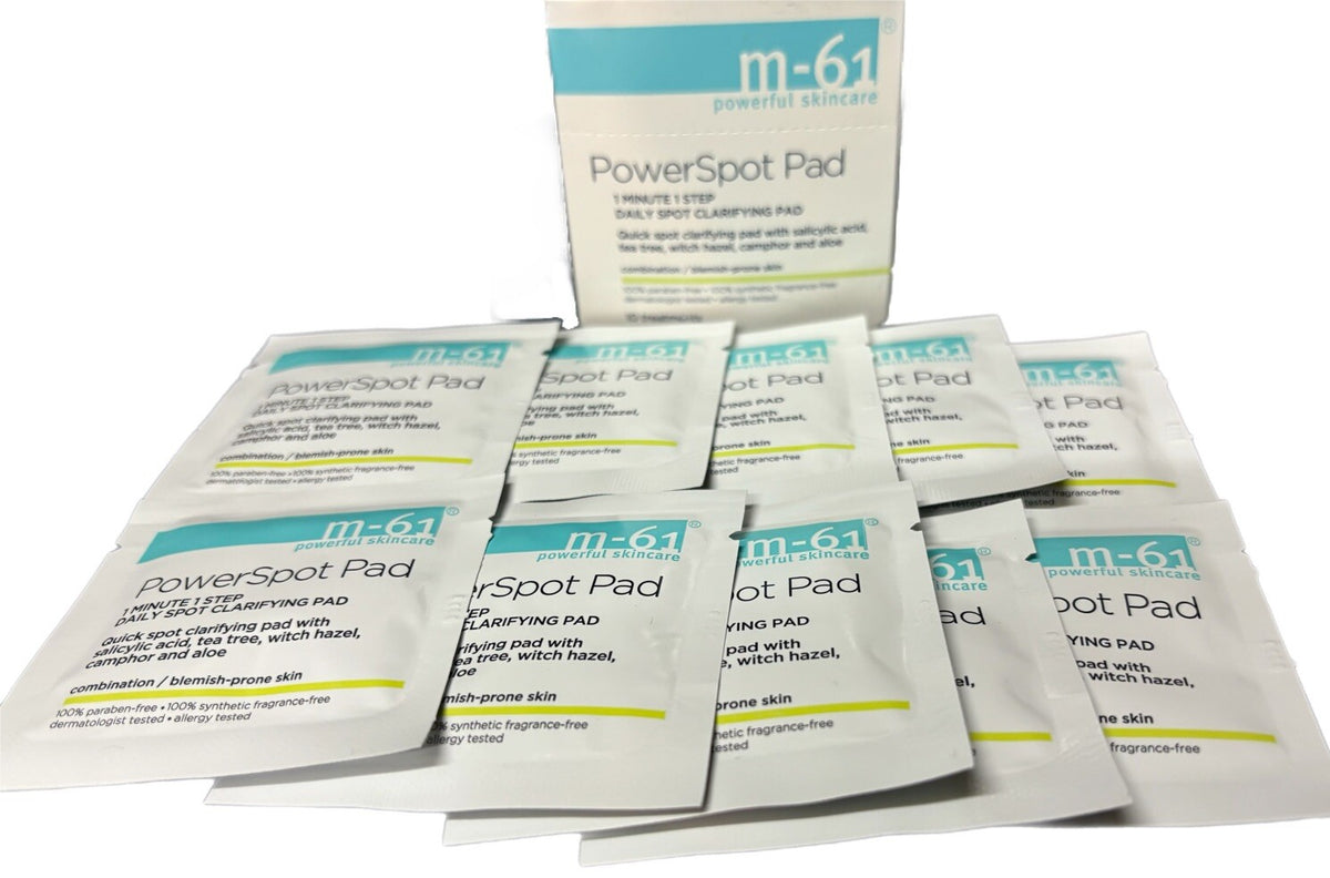 PowerSpot Acne Treatment Pads - Clarifying Salicylic & Tea Tree Oil, 10 Count