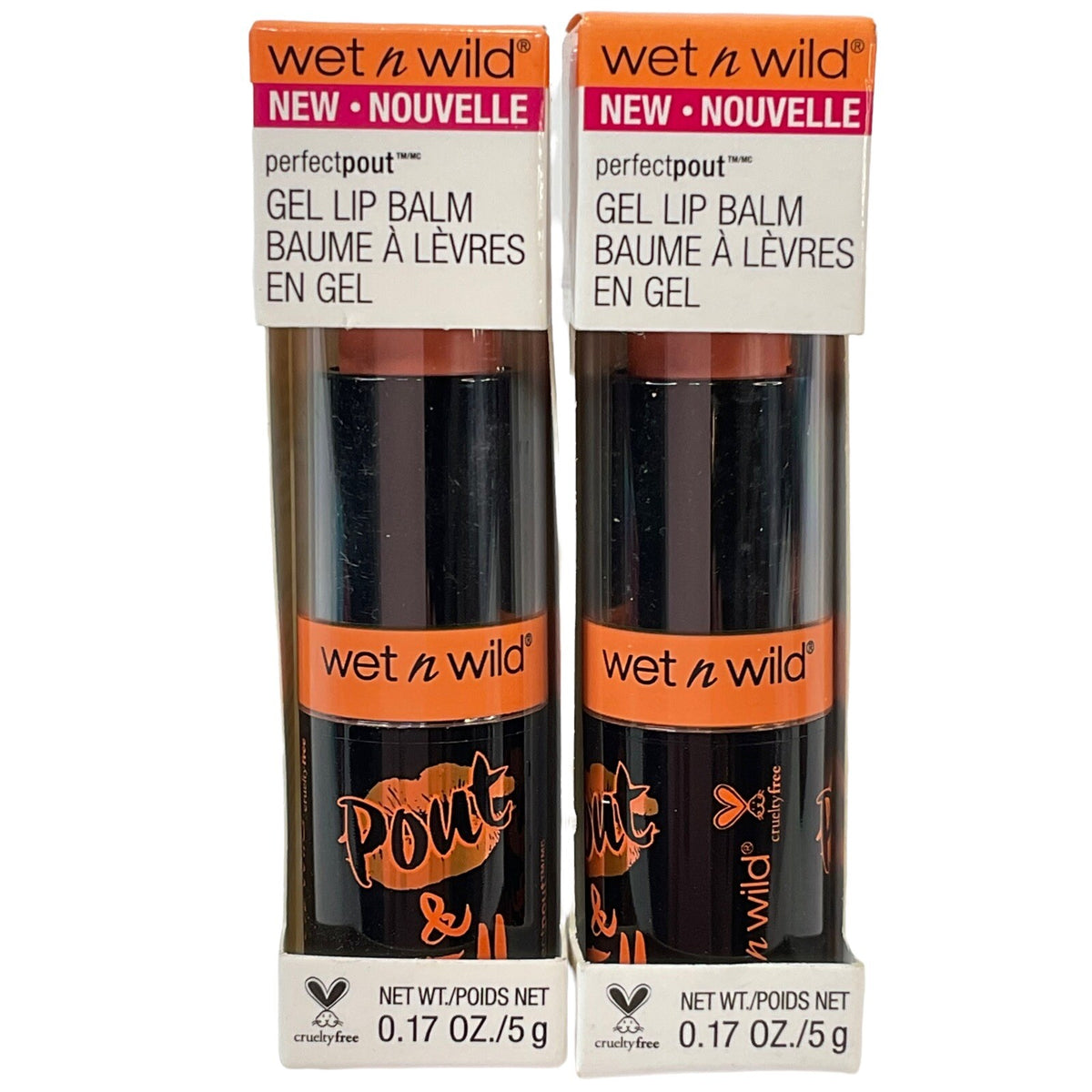Moisturizing Tinted Lip Balm Gel Set - Sheer Peach 2-Pack