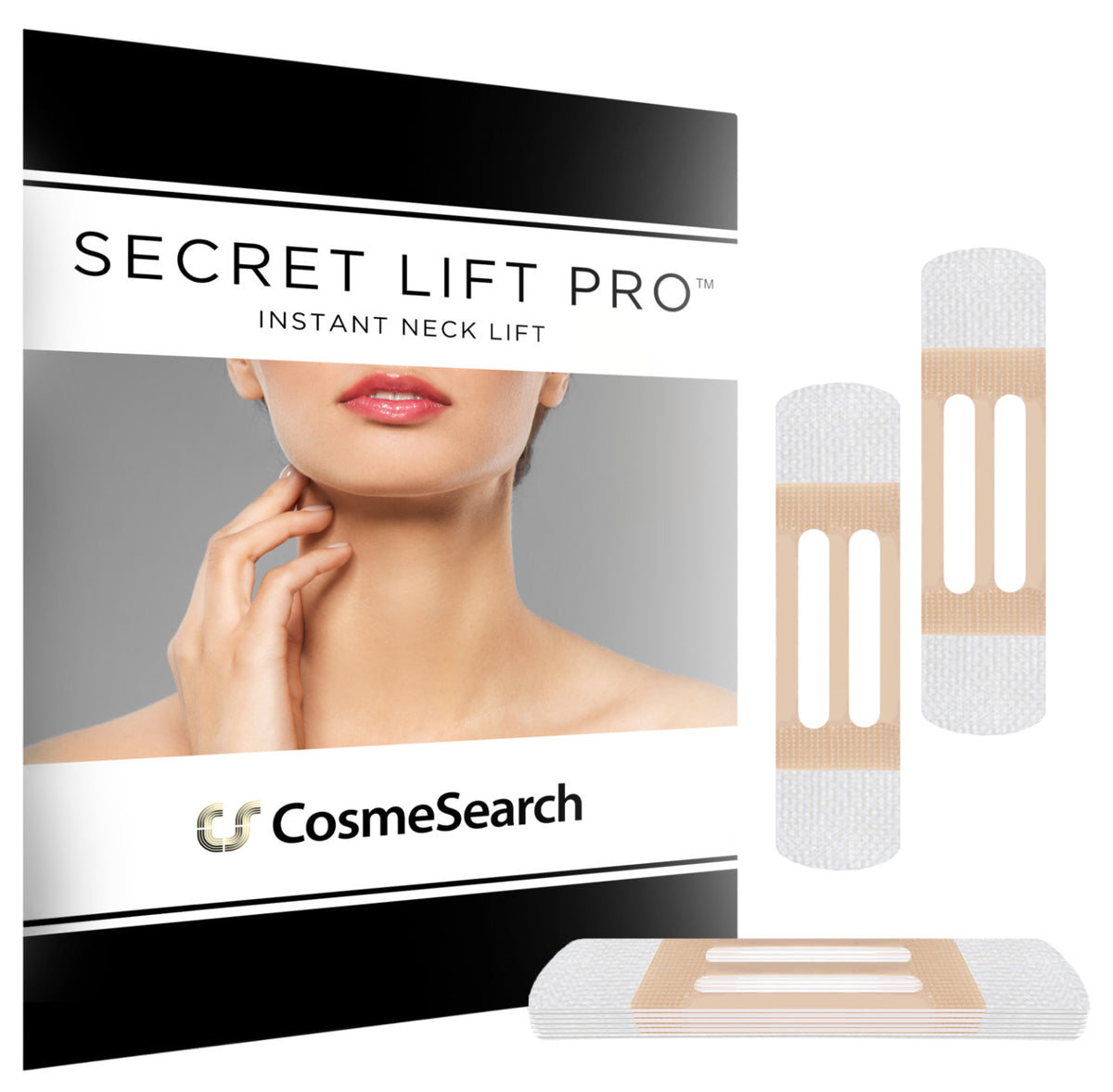 Instant Neck Lift Tape Kit - Discreet Skin Tightening & Wrinkle Removal