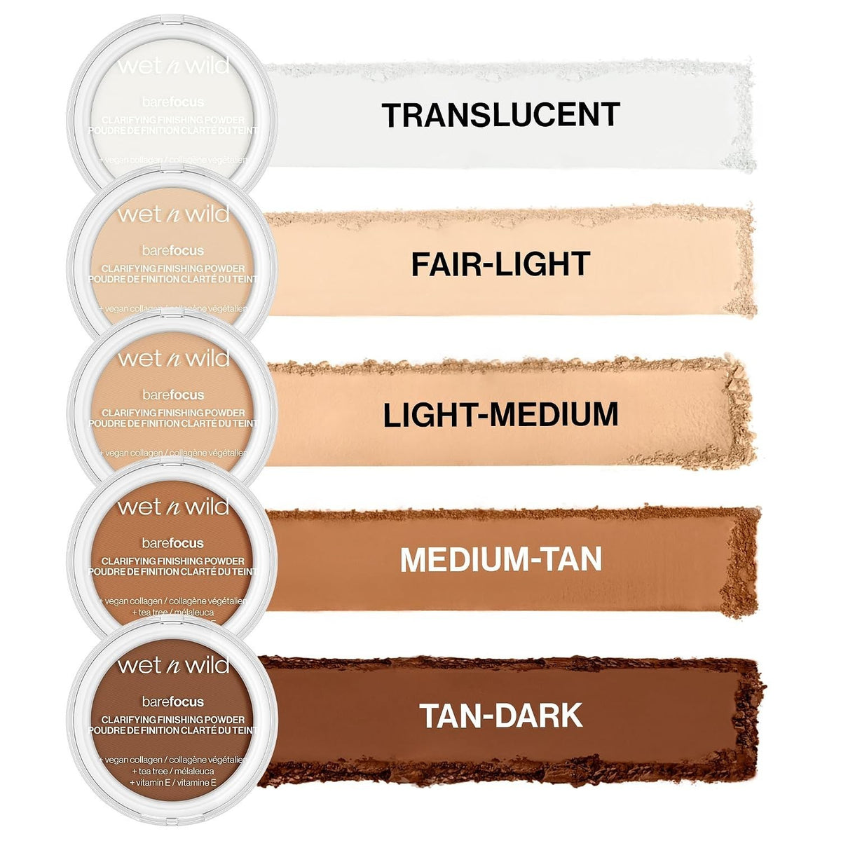 Light-Coverage Clarifying Face Powder for All Skin Types with Matte Finish