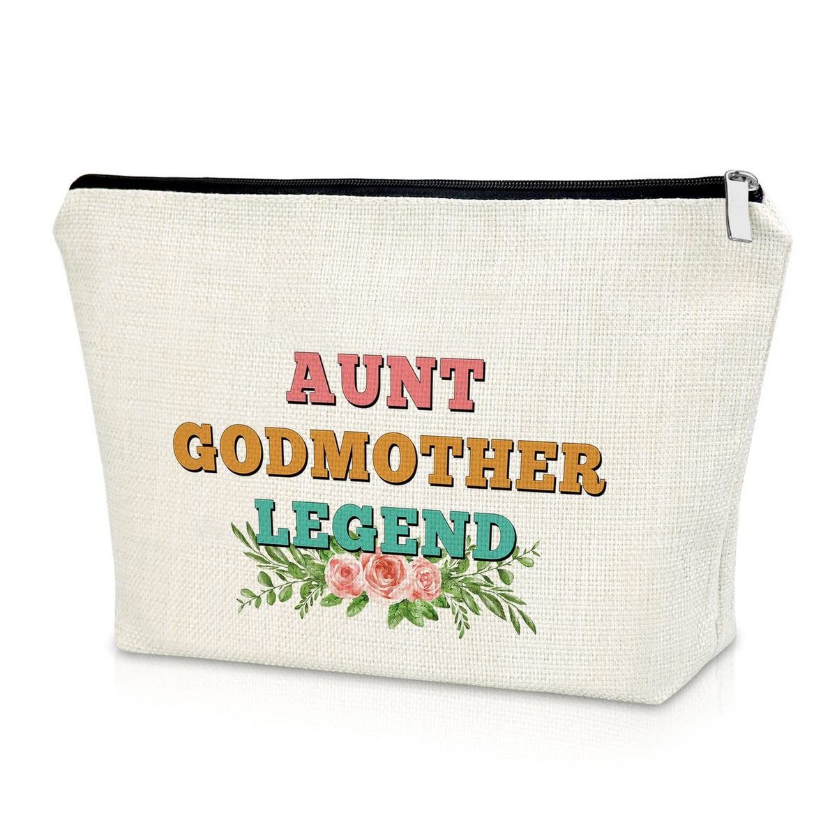 Aunt Godmother Makeup Bag - Gift for Birthday, Mother's Day & Holidays