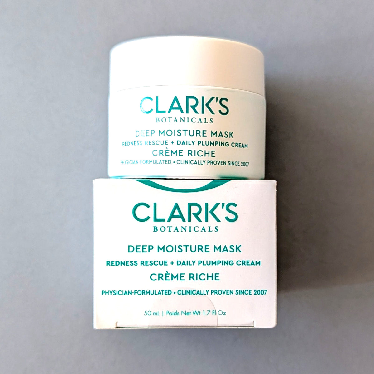Deep Moisture Mask and Daily Face Cream Set - Hydrating Skincare 1.7oz