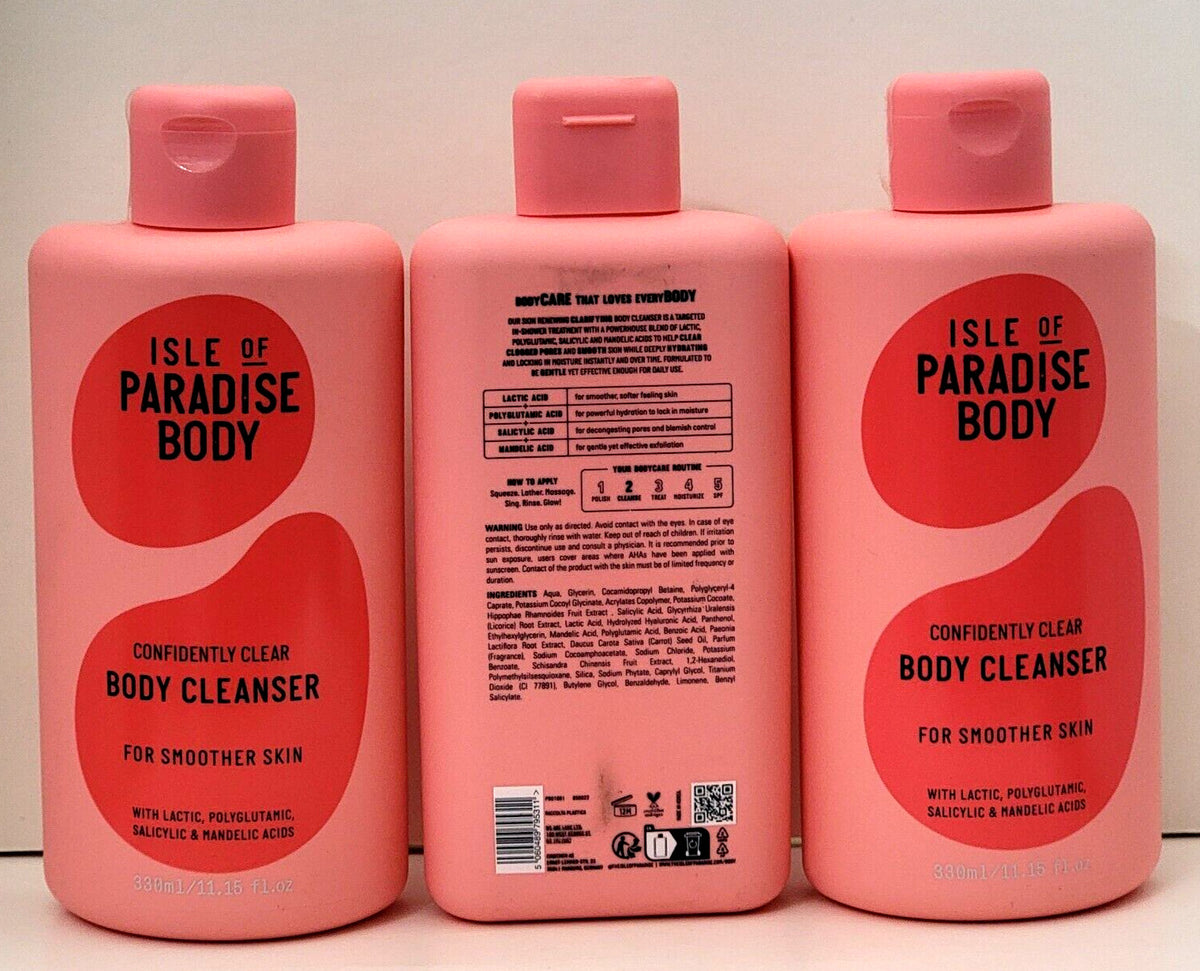 Body Confidently Clear Body Cleanser 11.15 FL OZ - Pack of 3