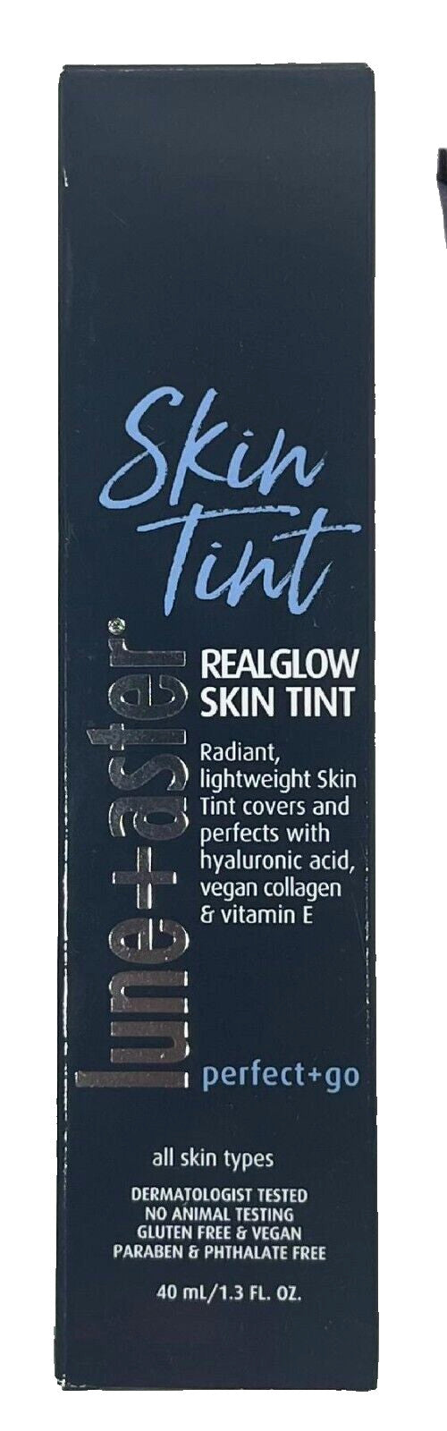 Skin Tint with Realglow #55 Chestnut - Natural Face Makeup, 1.3 oz