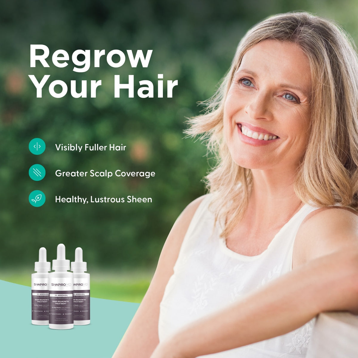 Minoxidil 2% Topical Solution for Women Hair Regrowth