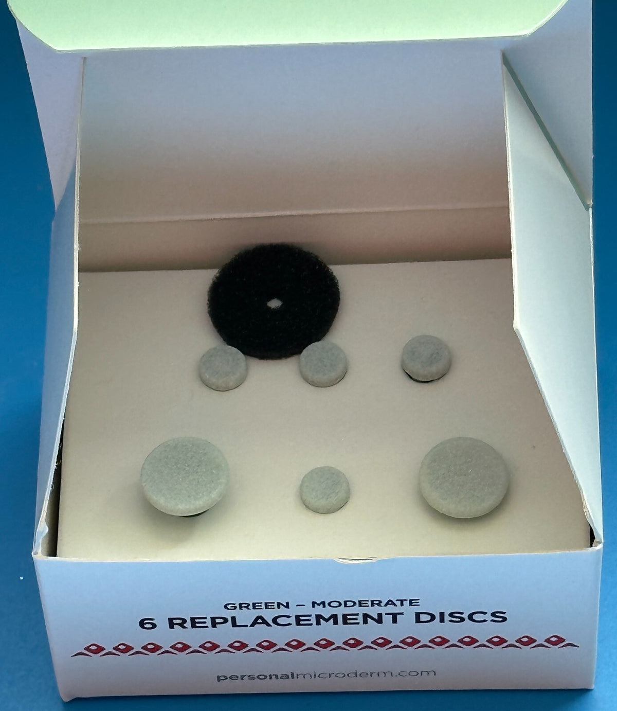 PMD Green Moderate Replacement Discs Set for Facial Cleansers - 2 Boxes