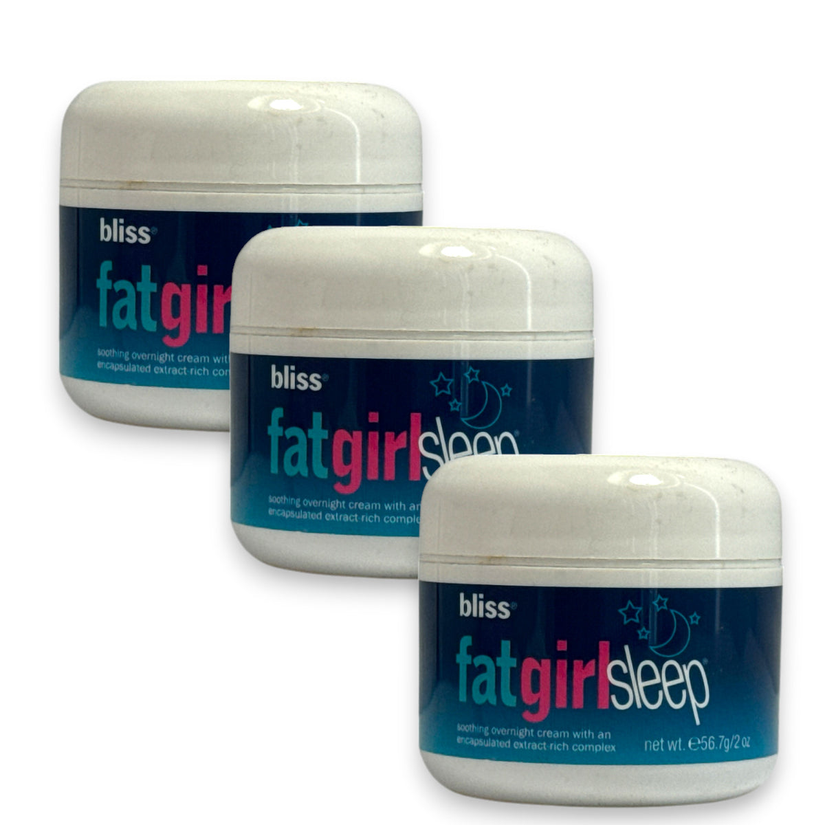 Bliss Scrub Body Exfoliator 2.7oz. Sleep Cream 2oz (Lot of 3) You