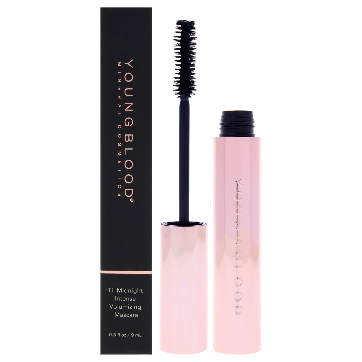 Volumizing Black Mascara with Hourglass Wand - 0.3 oz