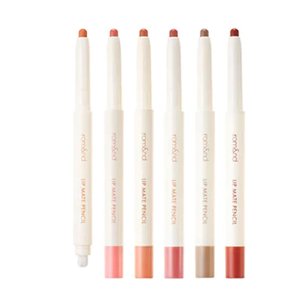 Lip Mate Pencil - Matte Lip Crayon with Built-in Brush for Natural Look