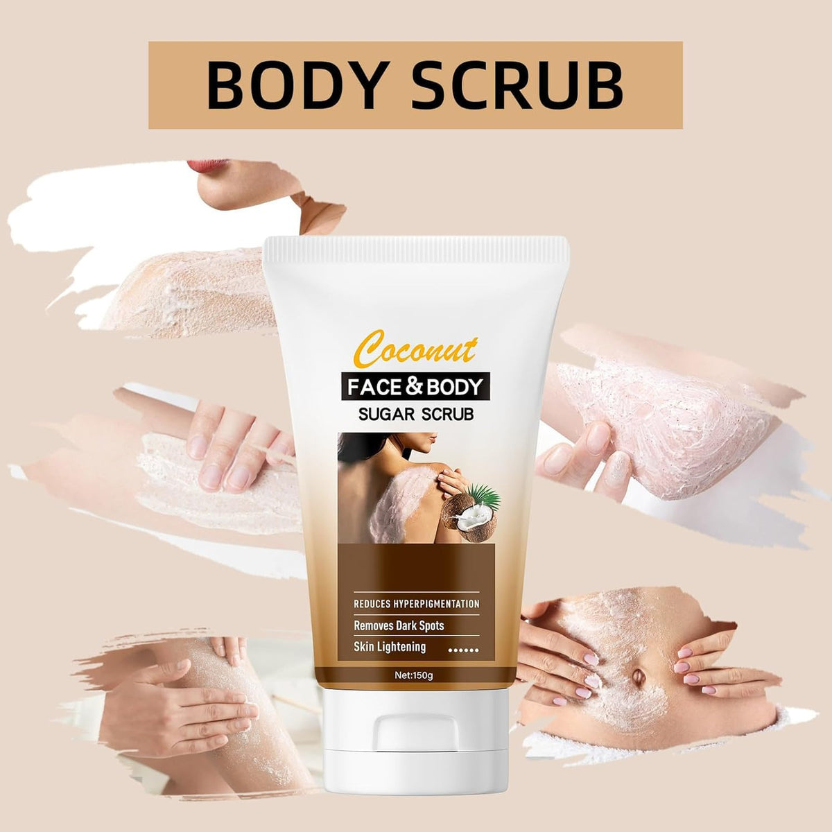 KP Bump Eraser Face and Body Scrub Exfoliating Enzyme Moisturizer for