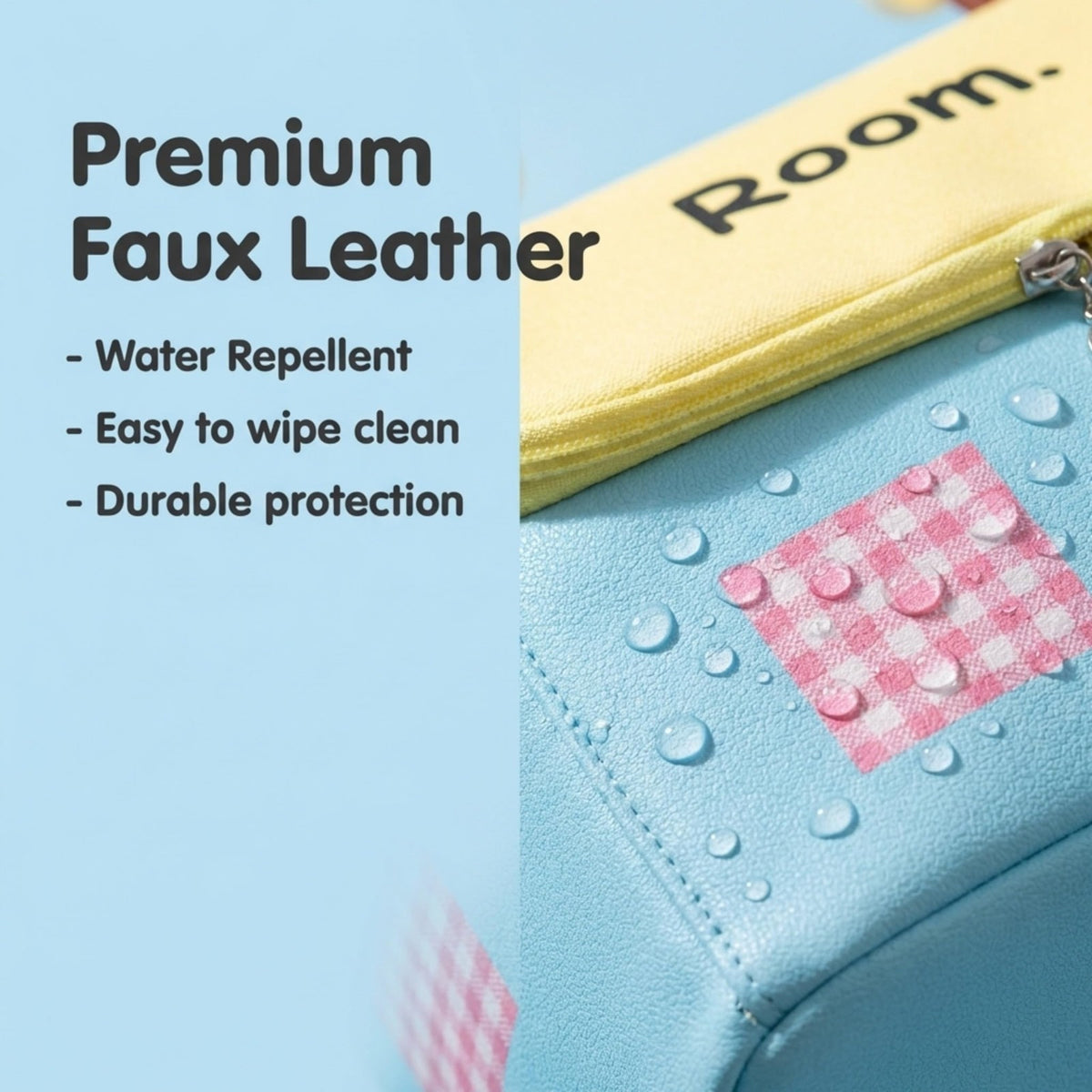 Cute House-Shaped Makeup Bag - Kawaii Faux Leather Travel Organizer