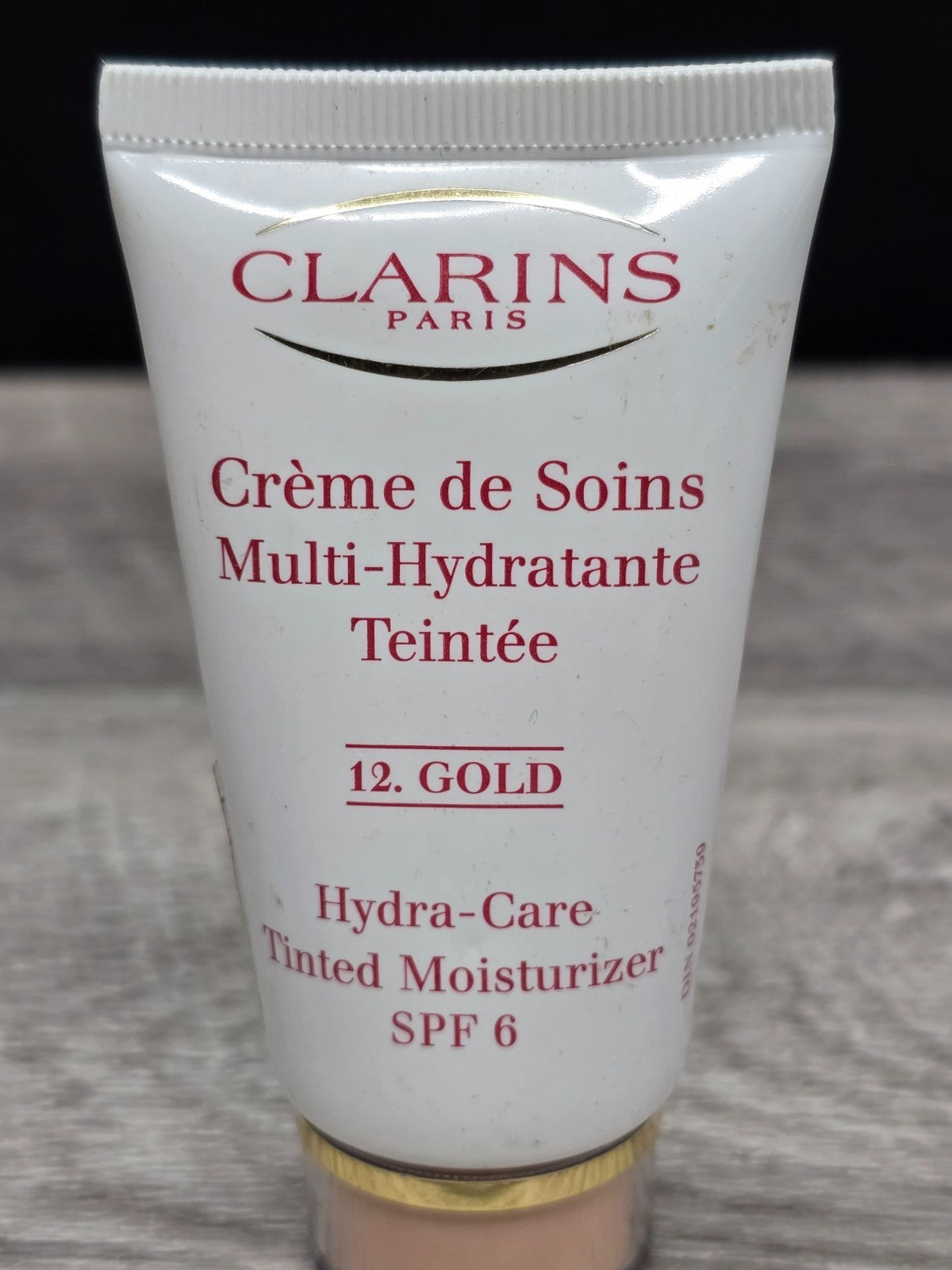 Clarins Hydra-Care Tinted Moisturizer 12 Gold SPF 6 1.7oz