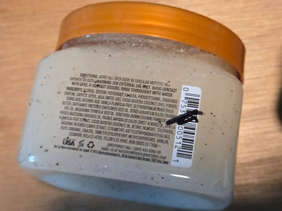 SET OF 2-Tree Hut Tahitian Vanilla Bean Shea Sugar Body Scrub 18oz New