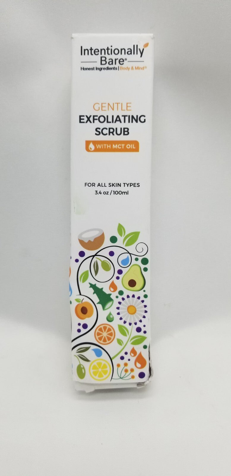 Intentionally Bare Exfoliating Face Scrub with MCT Oil (3.4 oz)