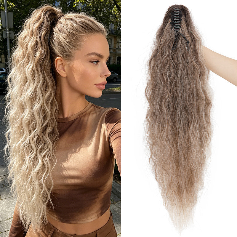 Claw Hair Clip for Ponytails - Curly & Straight Human Hair Extensions