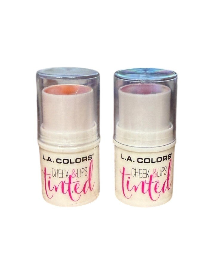 Lip & Cheek Tinted Stain Stick Duo - 2 Pack in Foxy & Spice Shades