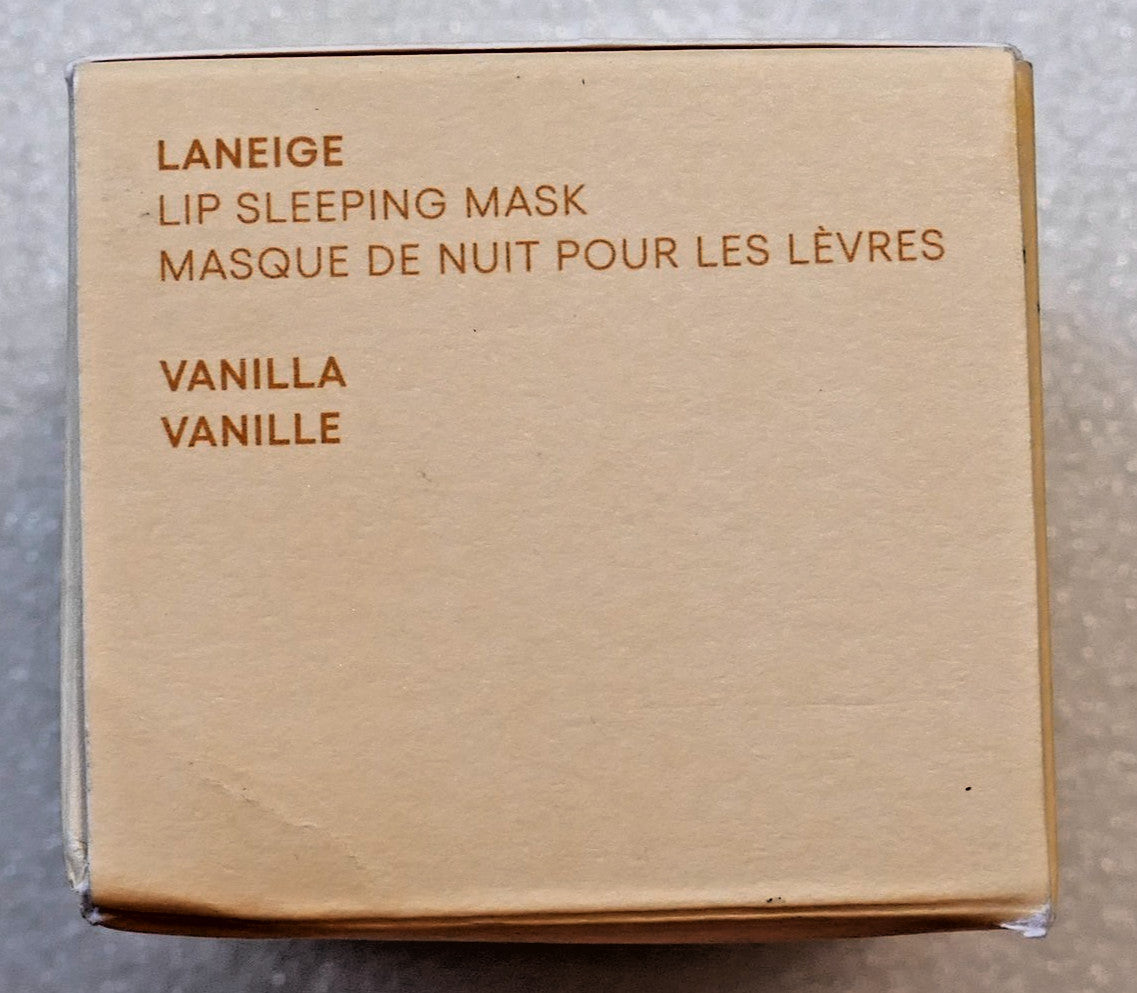 Lip Sleeping Mask Vanilla Nourishing 0.7 Oz - Hydrating Lip Care