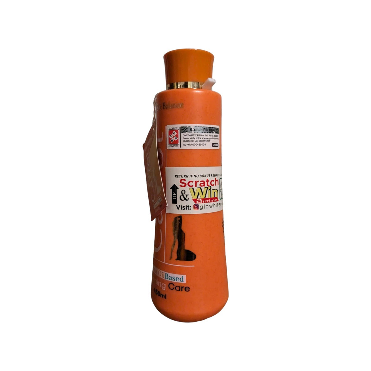 Brightening Carrot Oil Body Lotion 450ml - Rejuvenating Moisturizer