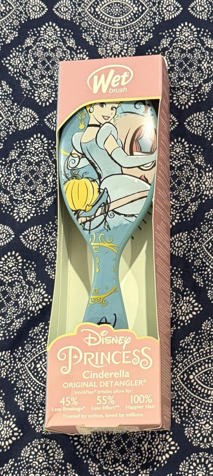 Disney Princess Wet Brush Set - Ariel, Belle, Jasmine, Cinderella, Tiana, Moana, Frozen