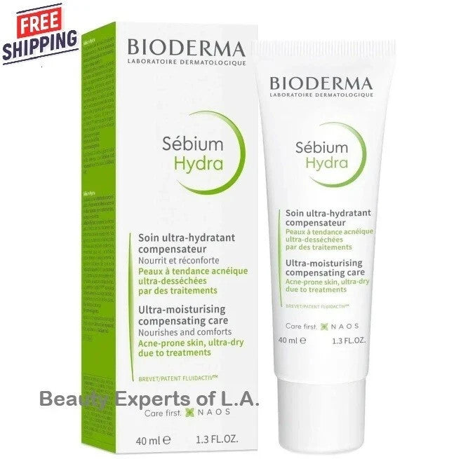 Bioderma Sebium Hydra Ultra-Moisturising Rehydrating Care 40ml for Acne-Prone Skin
