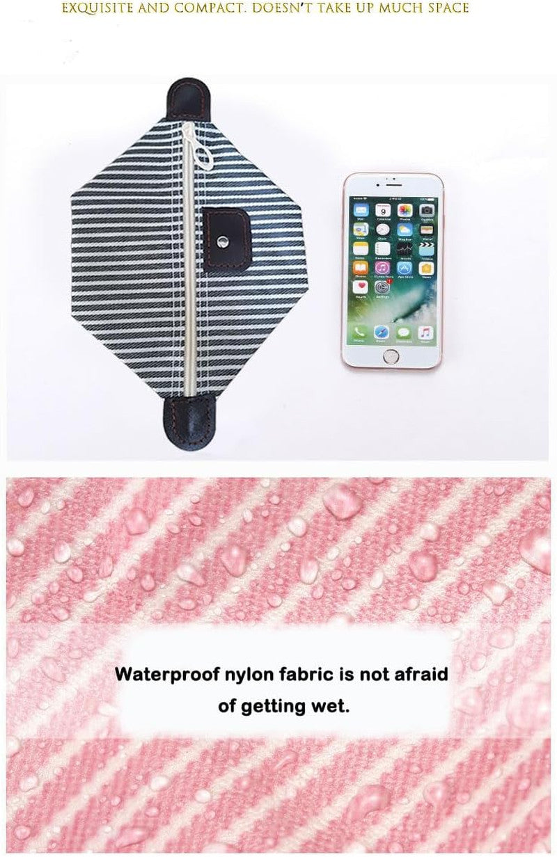 Travel Makeup Bag Waterproof Nylon Cosmetic Organizer with Zipper