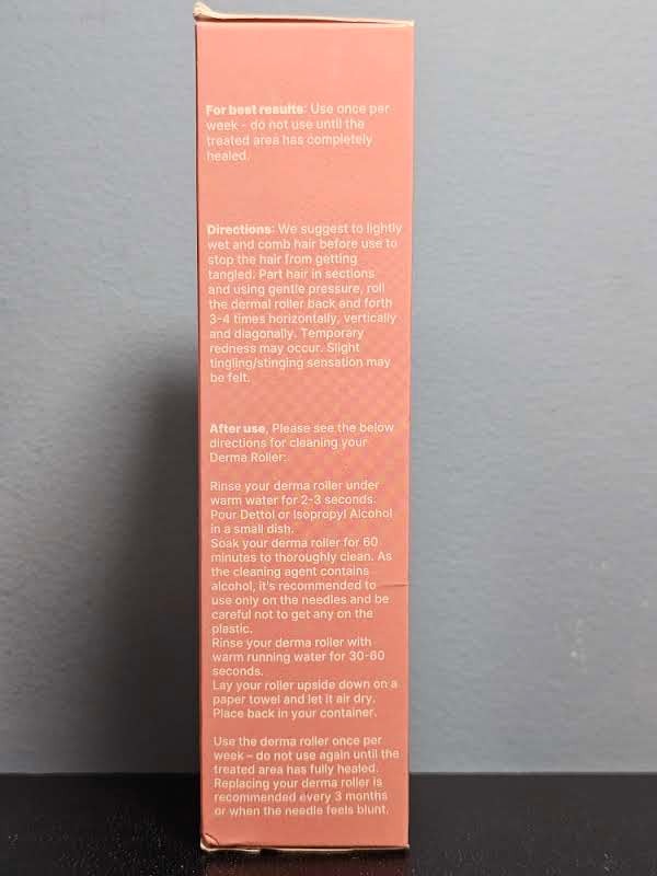 Derma Roller Microneedle Hair Follicle Stimulation System