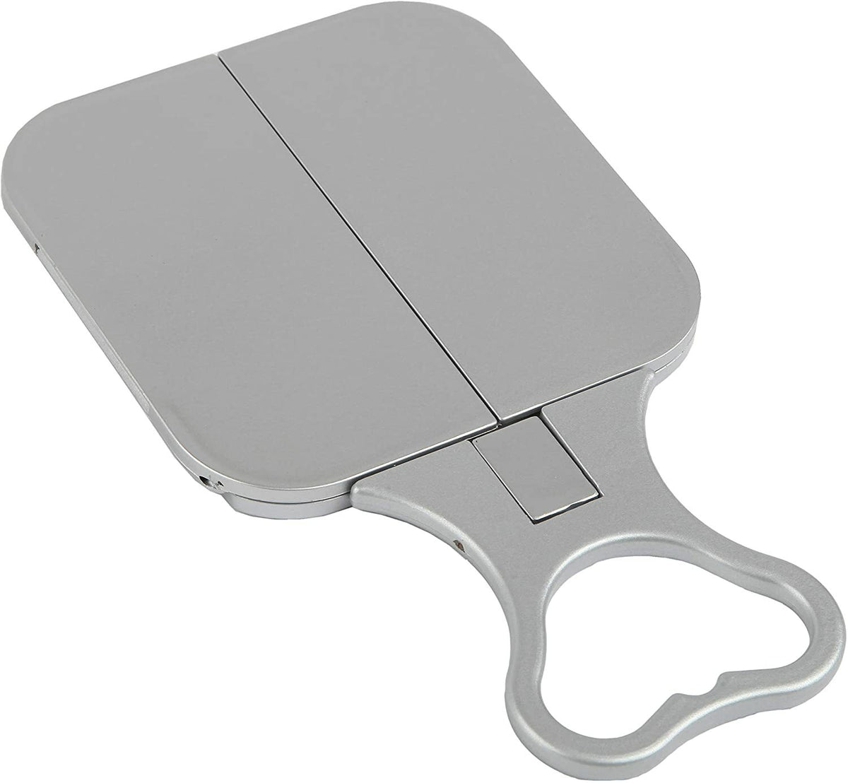 Tri-Fold 3-Way Handheld or Stand Makeup Shaving Mirror with Heart Stand