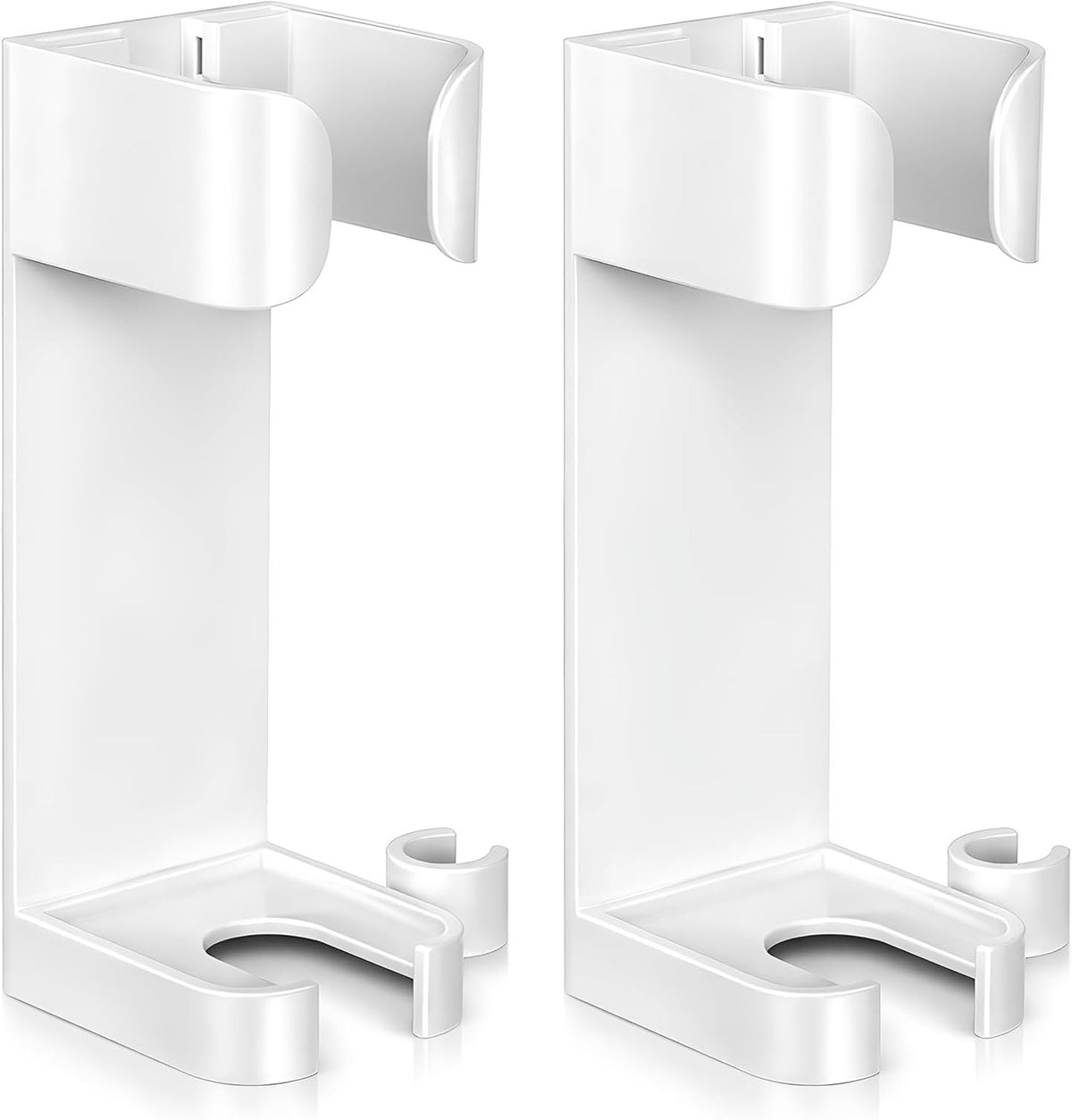 Wall Mount Curling Iron Holder - 2 Pack Hair Tool Organizer for Bathroom
