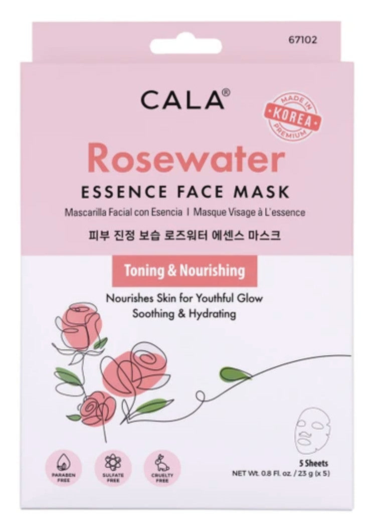 Cala Essence Face Masks - 5 Sheet Pack