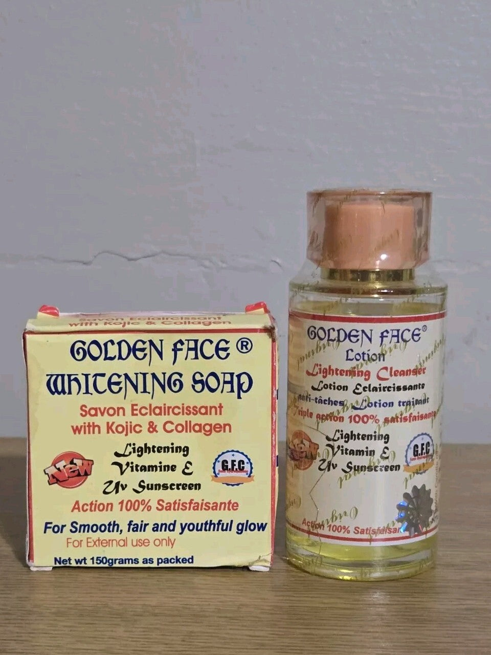Vit.E Facial Cleanser - 100ml Golden Face Soap Evob Seal