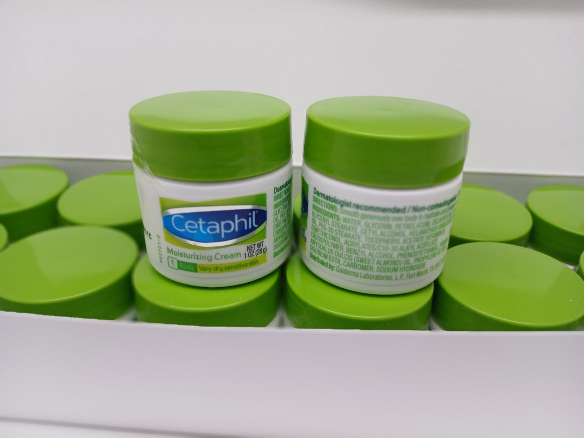 Cetaphil Moisturizing Cream, 12 Pack | 1 oz Travel Size For Dry,