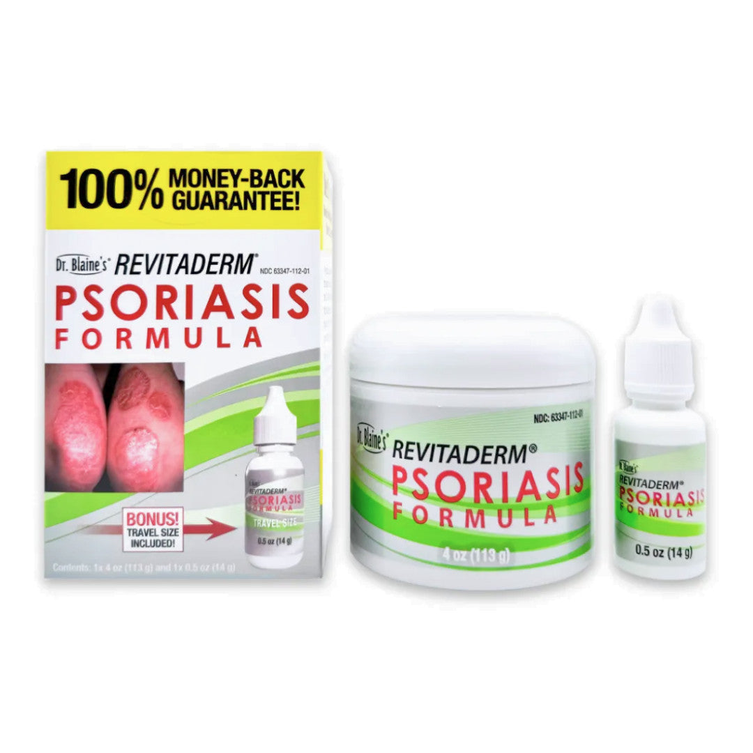 Dr. Blaine's Revitaderm Psoriasis Formula Reduced Odor 4 oz Pack of 3