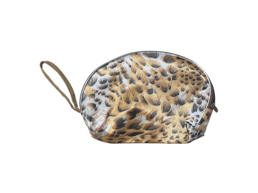 Safari Print Cosmetic Bag with Wristlet - 5 x 8 inch All-P Purpose