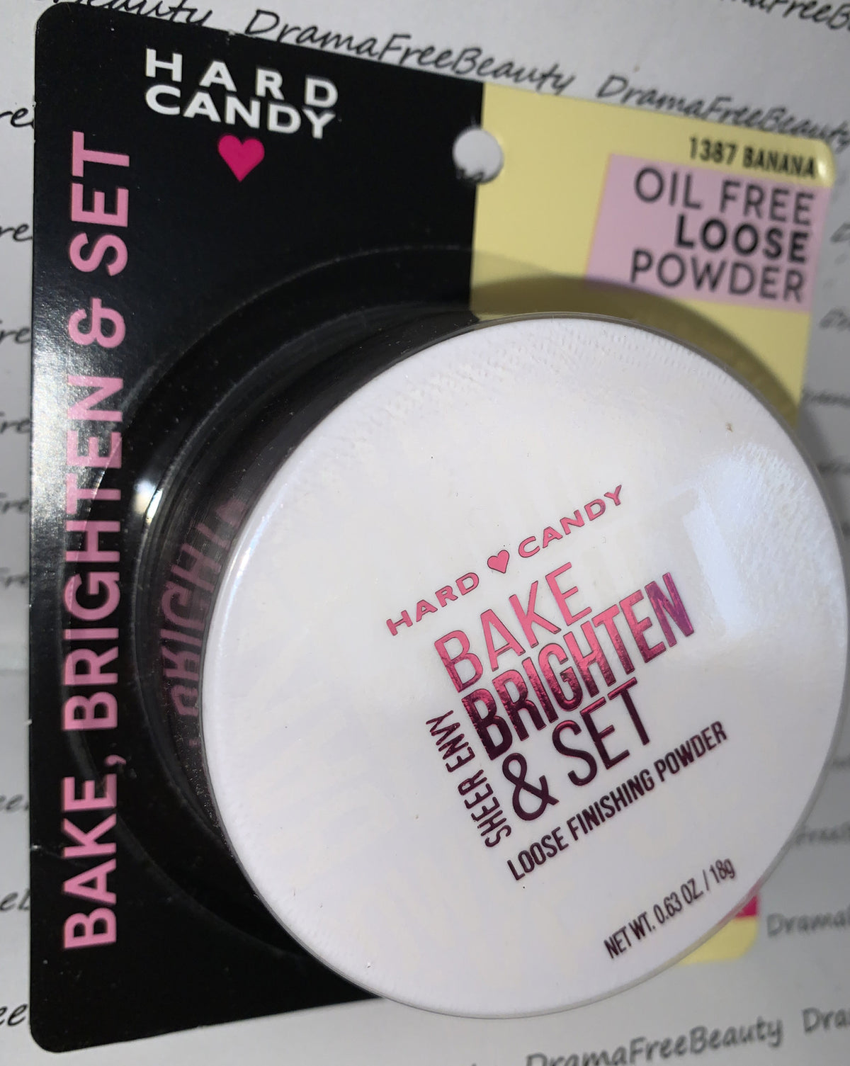 Loose Brightening Face Powder in Banana - Oil-Free Makeup Setting & Baking Powder