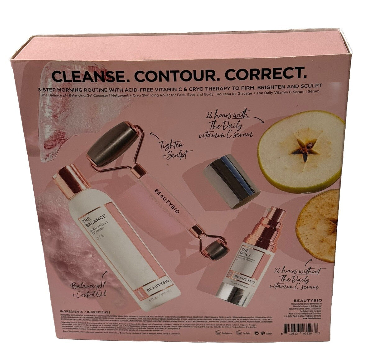 Cryo Skin Dual-Ended Face, Eye & Body Roller Set - BeautySkin Tool