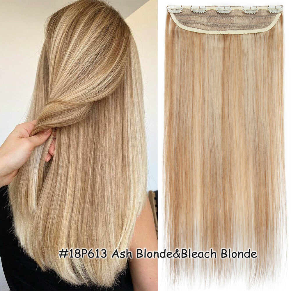 Clip-In Human Hair Extensions Full Head Highlight Straight