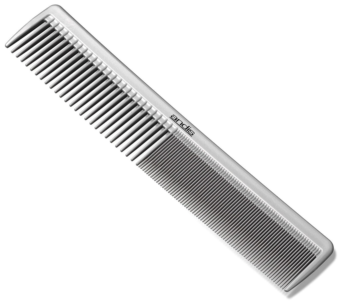 Professional Hair Cutting Comb Set - Dual-Tooth, Heat-Resistant, Grey 2-Pack